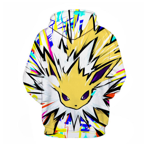 2021 Pokemon Fashion Long Sleeves Unisex Loose Causual Comfy Hoodie