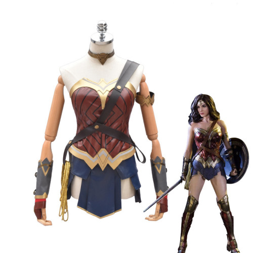 Wonder Women Halloween Cosplay Suit Dress Full Set Women Girls Cosplay Costume