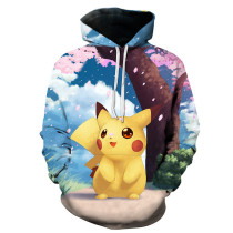 Pokemon  Fall and Winter Popular Hoodie Long Sleeves Unisex Loose Hoodie