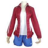 Danganronpa Aoi Asahina Coaplay Costume Whole Set With Wigs Jacket Vest Shorts Halloween Cosplay Outfit