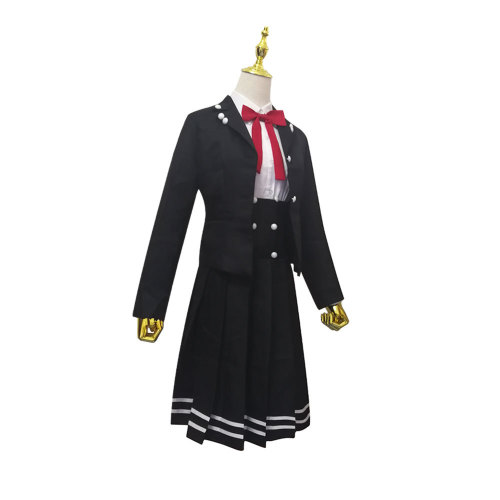 Danganronpa V3 Shirogane Tsumugi Halloween Cosplay Costume Full Set Uniform With Wigs