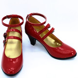 Danganronpa: Trigger Happy Havoc Celestia Ludenberg Celeste Cosplay Shoes Red Taeko Yasuhiro Cosplay Accessories Shoes