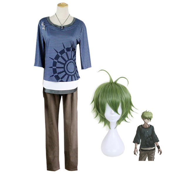 Danganronpa V3 Rantaro Amami Cosplay Costume With Wigs Full Set Halloween Cosplay Outfit
