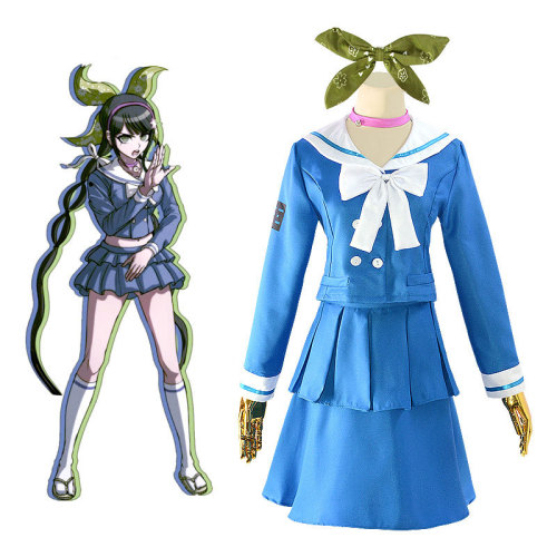 Danganronpa V3 Tenko Chabashira Full Set Cospaly Costuem Sailor Suit Uniform With Wiga Halloween Costume