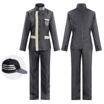 Danganronpa V3 Saihara Shuichi Cosplay Costume Uniform Halloween Unisex Costume  WIth Hat