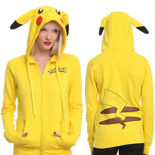 Pokemon Fall and Winter Trendy Zipper Unisex Trendy Cute Coat