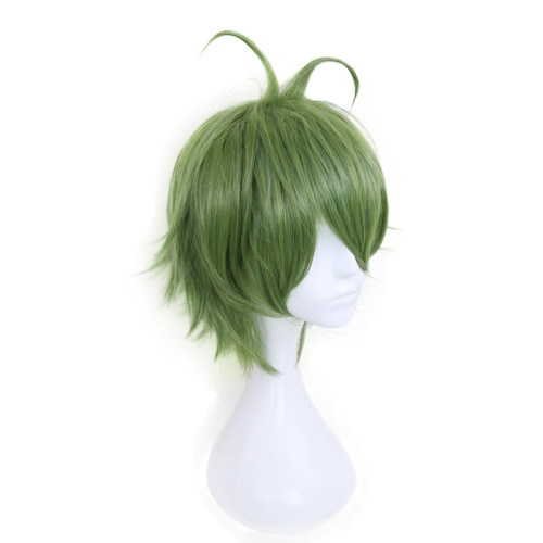 Danganronpa V3 Rantaro Amami Cosplay Green Short Wigs Halloween Cosplay Accessories