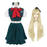 Danganronpa Sonia Nevermind Cosplay Costume Full Set With Wigs Girls Women Halloween Cosplay Outfit
