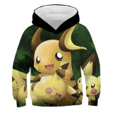 Pokemon Kids Fashion Casual Hoodie Long Sleeves Unisex Hoodie
