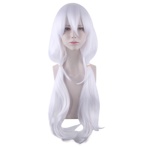 Danganronpa V3 Angie Yonaga Cosplay White Long Wigs