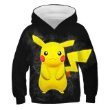 Pokemon Kids Fashion Casual Hoodie Long Sleeves Unisex Hoodie