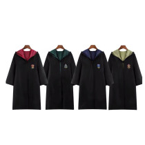 [Kids/Adults] Wizarding World Harry Potter Costume Robe Halloween Cosplay Costume Hooded Cloak and Accessories