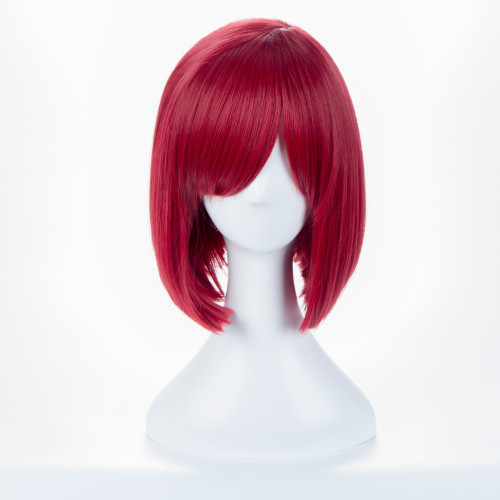 Danganronpa V3 Yumeno Himiko Red Short Coaply Wigs
