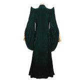 [Kids/Adults] Harry Potter Professor Minerva McGonagall Cosplay Costume With Hat Halloween Party Outfit