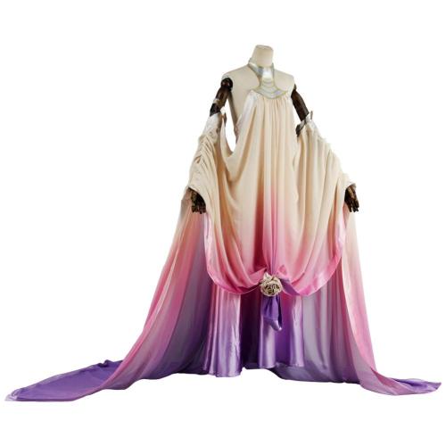 Star Wars 3  Revenge of the Sith Padme Amidala Lake Dress Cosplay Costume