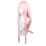 Anime Darling In The Franxx ZERO TWO 002 Strelizia Cosplay Wigs Pink Long Wigs With Hari Band