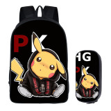 Pokemon Fashion Backpack 2 Pieces Set School Backpack and Pencil Bag