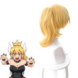Game Mario Bowsette Princess Bowser Kuppa Hime Koopa Cosplay Dress Costume Whole Set With Horns and Turtle Shell