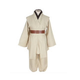 Star Wars Anakin Skywalker Sith Jedi Obi- Wan Kenobi Brown Version Cosplay Costume With Lightsaber