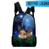 Pokemon Fashion Students Backpack  Big Capacity Rucksack Travel Bag