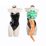 Game Mario Bowsette Princess Bowser Kuppa Hime Koopa PU Cosplay Jumpsuit Costume Halloween Sexy Costume Full SET