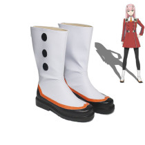 Anime Darling In The Franxx ZERO TWO 002 Strelizia Cosplay White Boots Halloween Cosplay Accessories Shoes