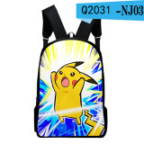 Pokemon Students Backpack School Book Bag Big Capacity Rucksack Travel Bag
