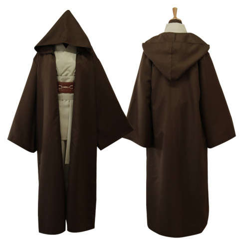 Star Wars Anakin Skywalker Sith Jedi Obi- Wan Kenobi Cosplay Costume Brown Version Halloween Party Cosplay Outfit