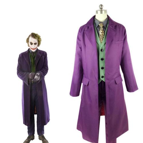 Batman The Dark Knight Cosplay Joker Costume Heath Ledger Cosplay Costume Suit With Cloak