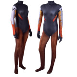 [Kids/Adults] OW Overwatch Mercy Zentai Costume Halloween Cosplay Jumpsuit Outfit