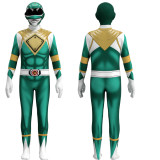 [Kids/Adults]Mighty Morphin Power RangersZentai Costume Halloween Party Cosplay Costume Jumpsuit Outfit