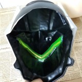 Overwatch OW Genji Cosplay Mask Halloween Cosplay Accessories