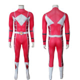 [Kids/Adults]Mighty Morphin Power Rangers Cosplay Costume Jumpsuit Halloween Festival Costume