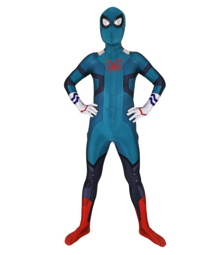 [Kids/Adults] Spider Man Symbiote Izuku Midoriya Deku Costume Halloween Cosplay Jumpsuit