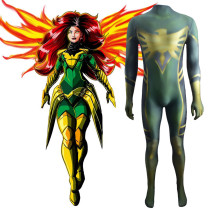 [Kids/Adults]X Men Phoenix Costume Zentai Halloween Jumpsuit Cosplay Outfit