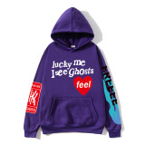 Kanye West Lucky Me I see Ghost Hoodie Long Sleeve Casual Sweatshirt For Men Women