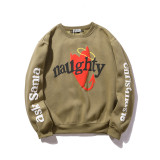 Kanye West Naughty Print Graphic Sweatshirt Unisex Casual Streetwear Pullover Tops