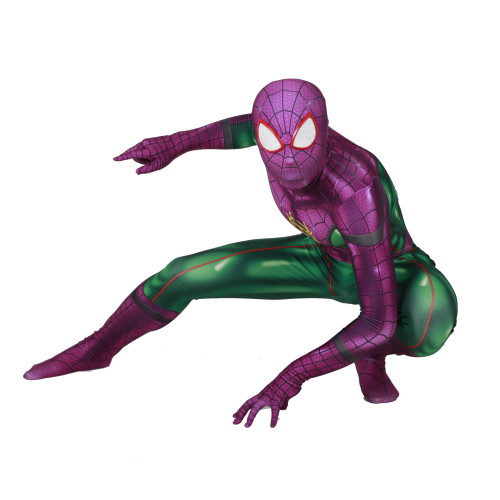 [Kids/Adults] Mile Morale The Joker Symbiote Spiderman Suit Cosplay Costume Zentai