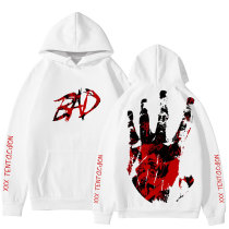 XXXtentacion BAD Print Graphic Hoodie Unisex Sweatshirt Trendy Winter Fall Outfit For Youth Adults