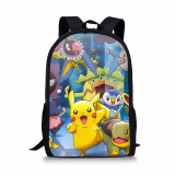 2021 Pokemon Trendy Students Backpack School Book Bag