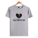 XXXtentacion Broken Heart Tee Short Sleeve T-shirt Casual Unisex Summer Tee
