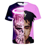 XXXtentacion 3 D Short Sleeve T-shirt Youth Unisex Summer Tee