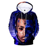 XXXtentacion With Tokyo Ghoul Hoodie Unisex Long Sleeve Cool Hooded Sweatshirt Outfit For Youth Adults