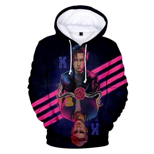 Riverdale Southside Serpent 3 D Hoodie Men Women Trendy Long Sleeve Sweatshirt