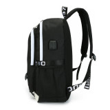 XXXtentacion Backpack With USB Charging Port Students School Backpack Bookbag
