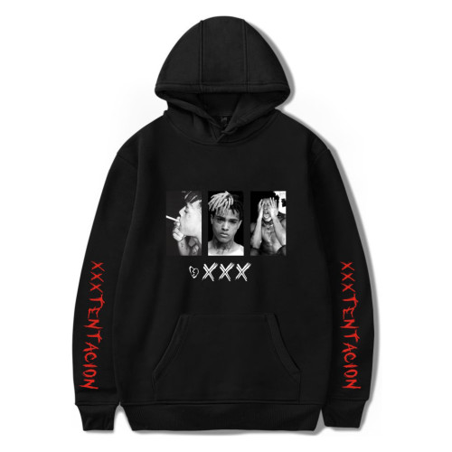 XXXtentacion Hoodie Trendy Casual Long Sleeve Fleece Hoodie Loose Version Unisex Pullovers Tops