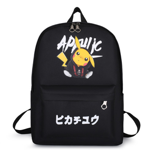 Pokemon Trendy Casual Cross Shoulder Bag Students Backpack Book Bag Travel Bag