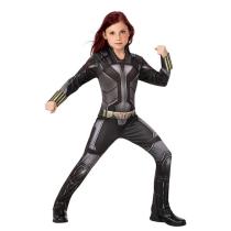 2021 New Black Widow Kids Costume Jumpsuit Halloween Cosplay Outfit