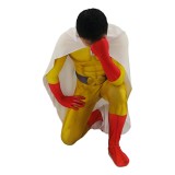 [Kids/Adults] Anime One Punch Man Saitama Costume Zentai Halloween Spandex Jumpsuit Costume