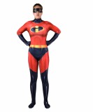 [Kids/Adults]Incredibles Mrs. Incredible Elastigirl Zentai Costume Halloween Jumpsuit Costume Outfit